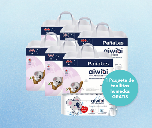 Pack 6x Premium Día (XXG) + 1 toallitas humedas de ragalo