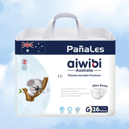 Paquete Pañal para Bebés Premium Día - Talla G 26 Pañales