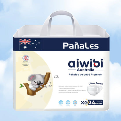 Paquete Pañal para Bebés Premium Día - Talla XG 24 Pañales