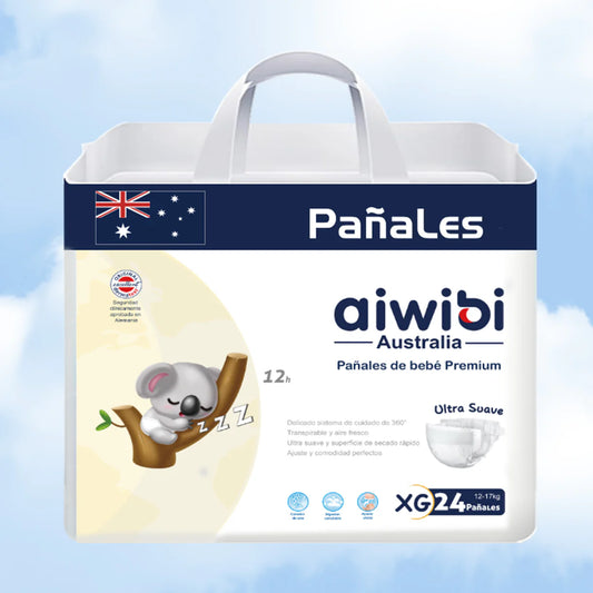 Paquete Pañal para Bebés Premium Día - Talla XG 24 Pañales