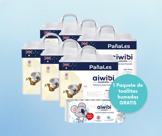 Pack 6x Premium Día (XG) + 1 toallitas humedas de ragalo