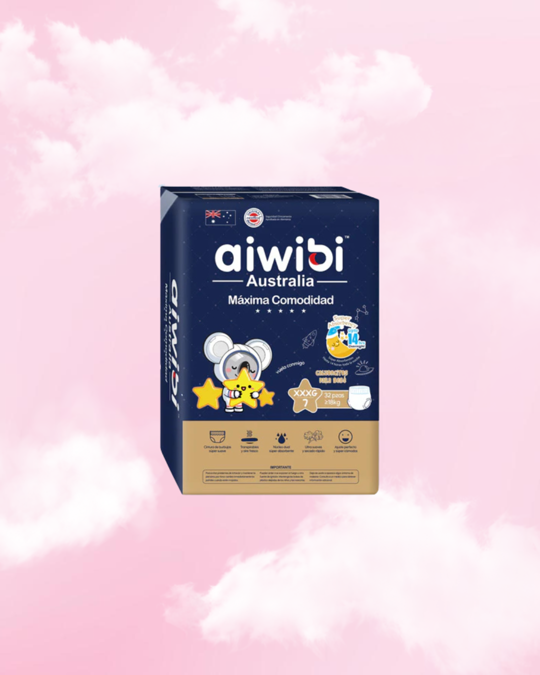 1 Paquete de Calzoncitos para Bebés / Pants XXXG