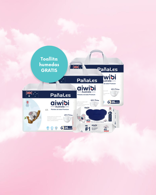 Pack 3x Premium Día (G) con 1 Toallita humeda de REGALO