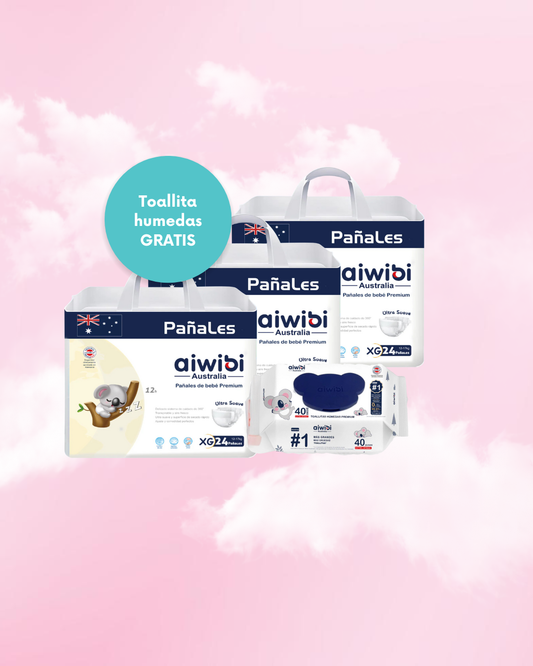 Pack 3x Premium Día (XG) con 1 Toallita humeda de REGALO